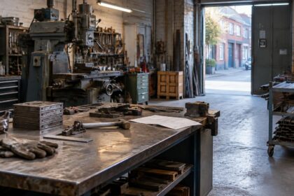 Reprendre une entreprise : intérieur d'un atelier belge en activité