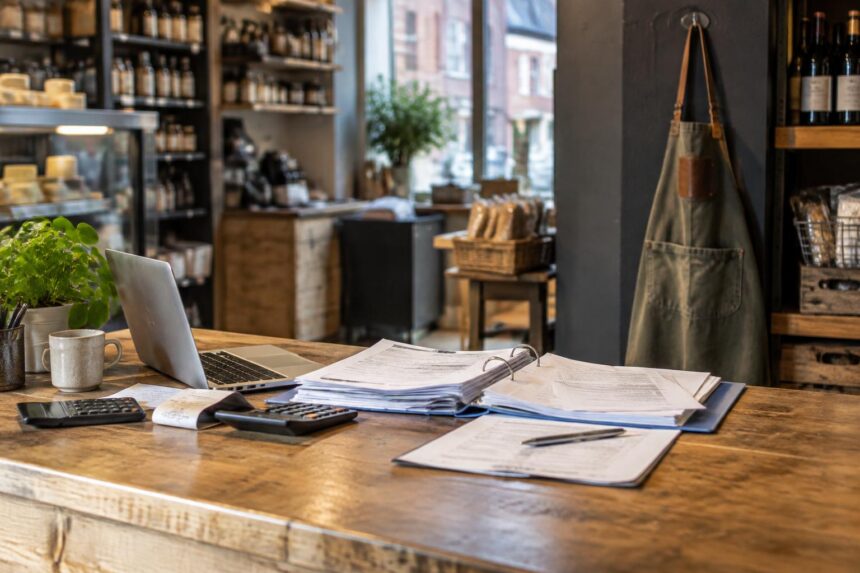 Se lancer comme indépendant : comptoir de commerce belge avec documents administratifs